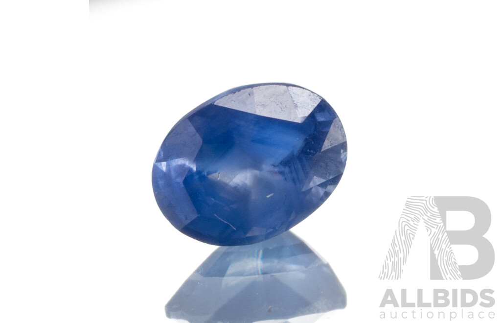 Oval Cut Blue Sapphire - 1.75cts