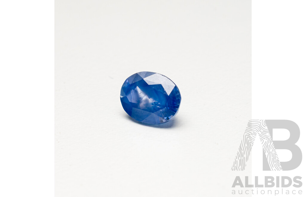 Oval Cut Blue Sapphire - 1.75cts