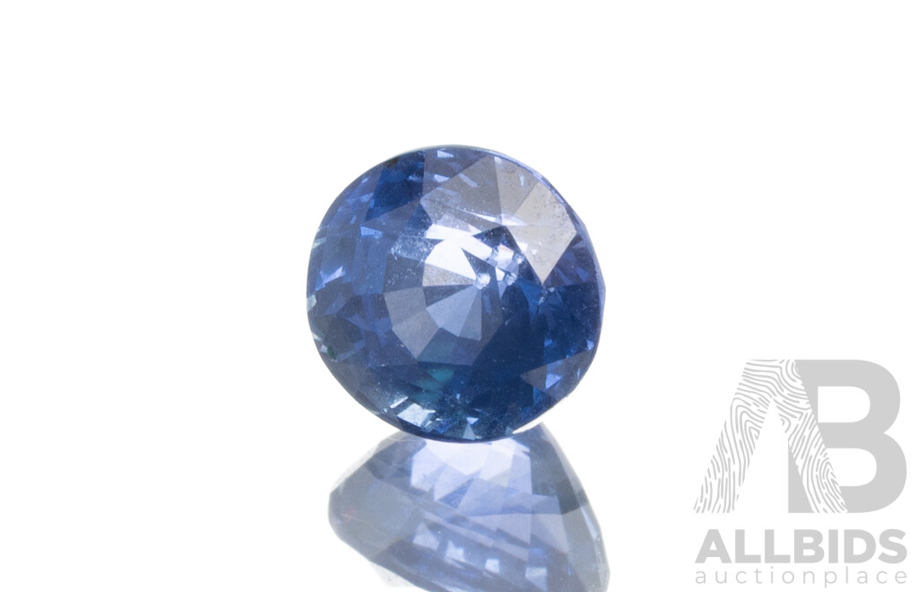 Elongated Oval Blue Sapphire - 1.57cts