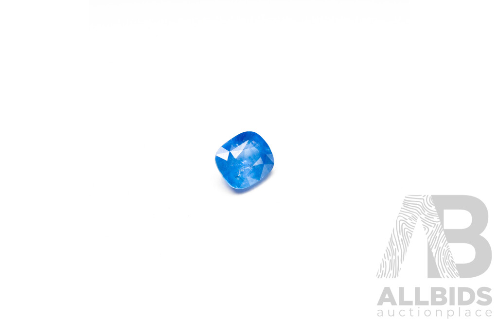 Elongated Cushion Cut Blue Sapphire - 2.00cts