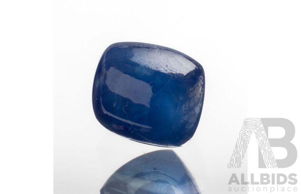 Elongated Cushion Cut Sugar Loaf Blue Sapphire - 2.50cts
