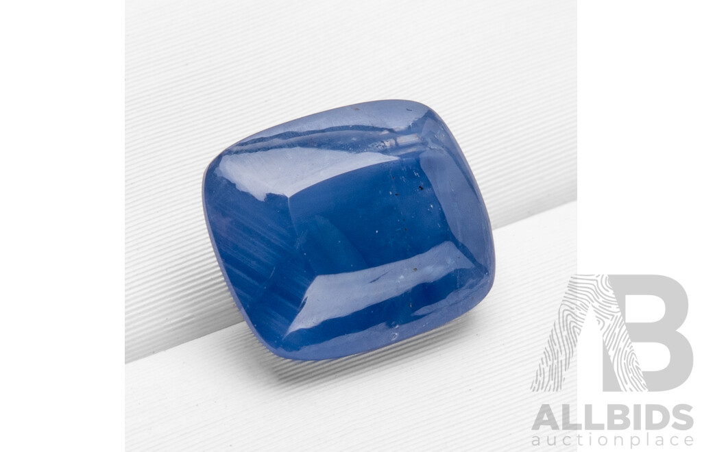 Emerald Cut Sugar Loaf Blue Sapphire - 3.55cts