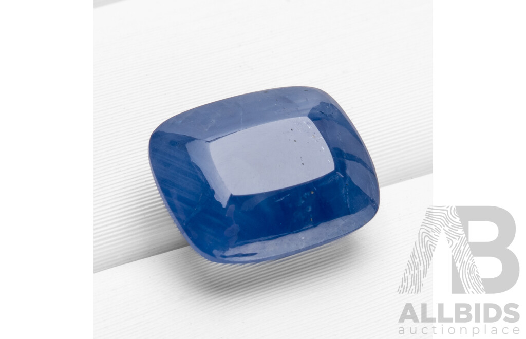Emerald Cut Sugar Loaf Blue Sapphire - 3.55cts