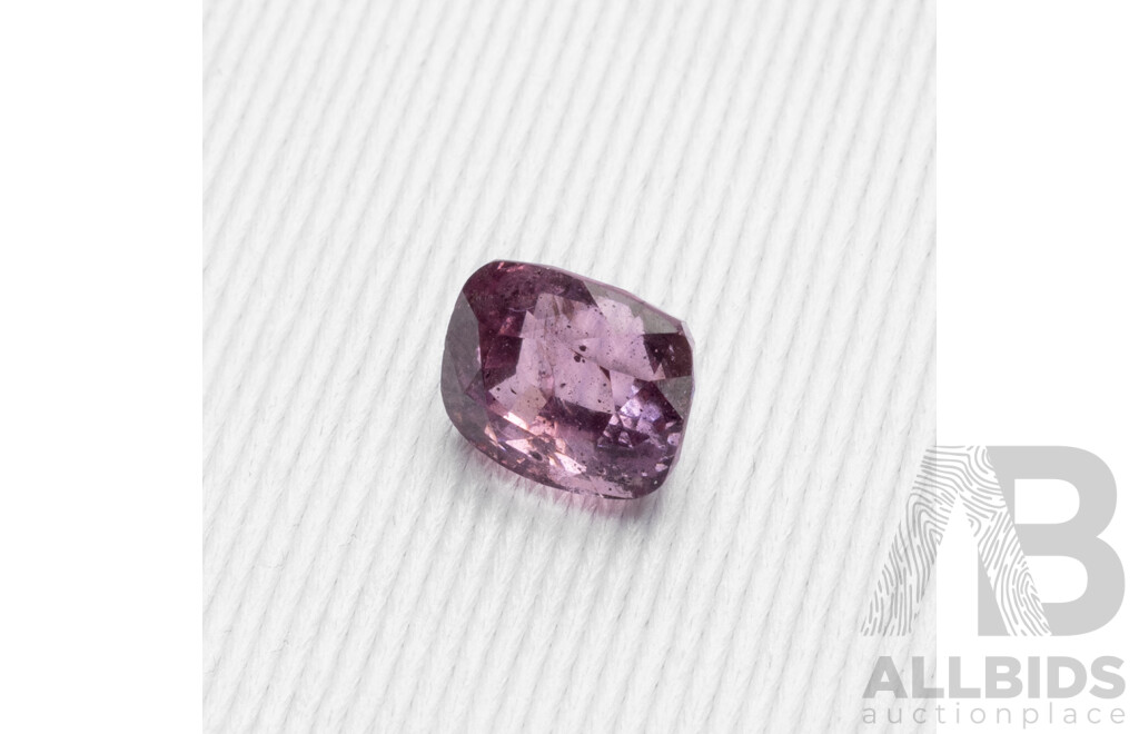 Mixed Cushion Cut Purple Spinel with Gem Report - 3.53cts