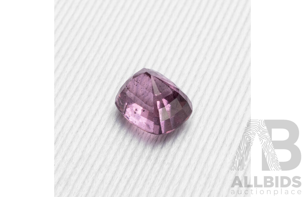Mixed Cushion Cut Purple Spinel with Gem Report - 3.53cts