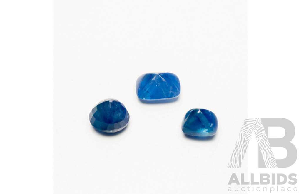 9.70cts of Natural Sapphires - Lot of 3
