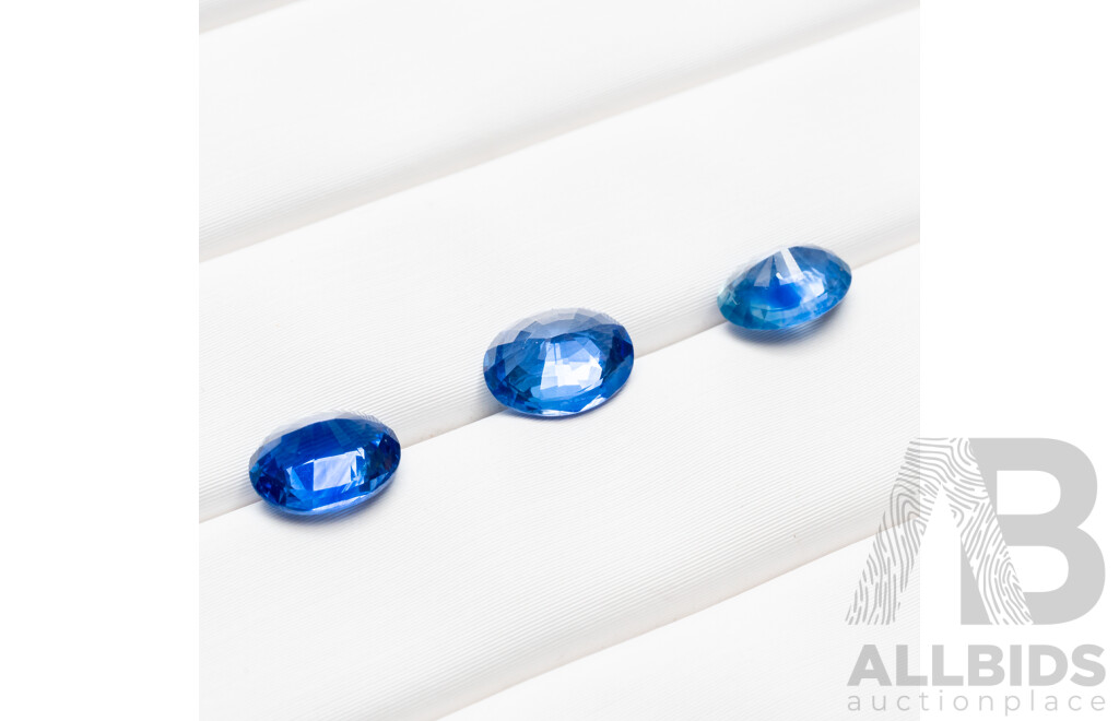 3.55cts of Natural Sapphires - Lot of 3