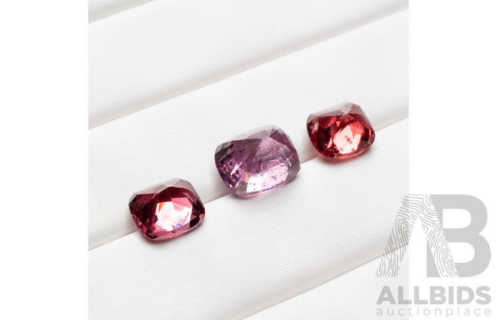 7.04cts of Natural Spinels - Lot of 3