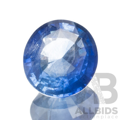Elongated Oval Violet Blue Sapphire - 1.59cts