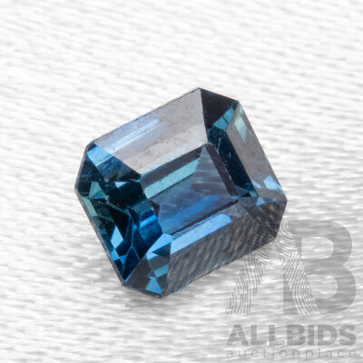 Emerald Cut Teal Sapphire - 1.15cts