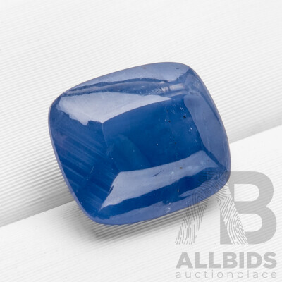 Emerald Cut Sugar Loaf Blue Sapphire - 3.55cts