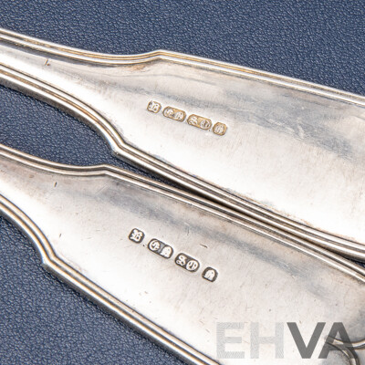 Two Large Vintage Silver Plate Serving Spoons