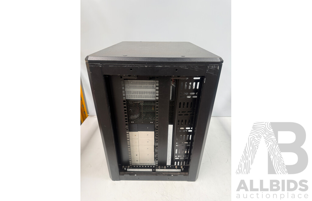 Rack Cabinet Containing Digital Media System - CP3N (3 Series Control System) + Converge Pro 880 + Converge Pro VH20 + Crestron DMPS3-300-C + 5x Switched CDU