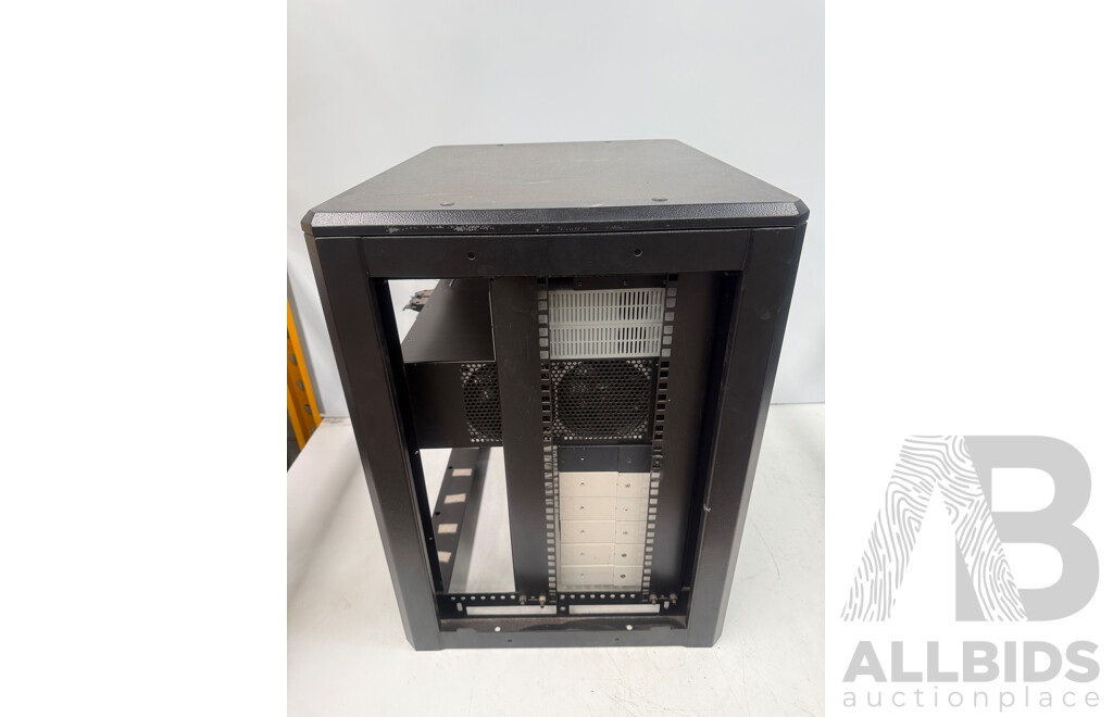 Rack Cabinet Containing Digital Media System - CP3N (3 Series Control System) + Converge Pro 880 + Converge Pro VH20 + Crestron DMPS3-300-C + 5x Switched CDU