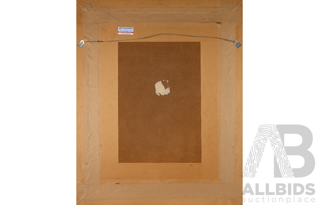 Claude Louriou, (20th Century, Portuguese), Printemp (1985), Original Signed & Editioned 11 of 40 Screenprint, 110 x 91 cm (frame)