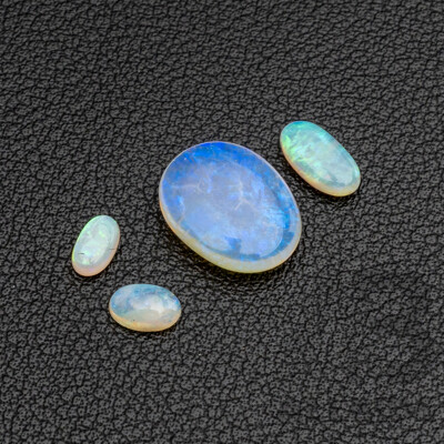 Collection of (4) Australian Opal Cabochons, 4.90ct