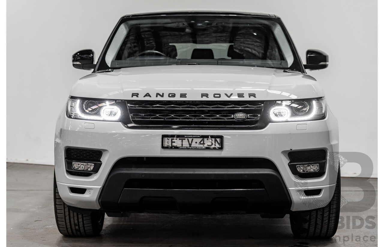 07/2017 Land Rover Range Rover Sport SD4 S (AWD) LW MY17 4D Wagon Glacier White Turbo Diesel 2.0L