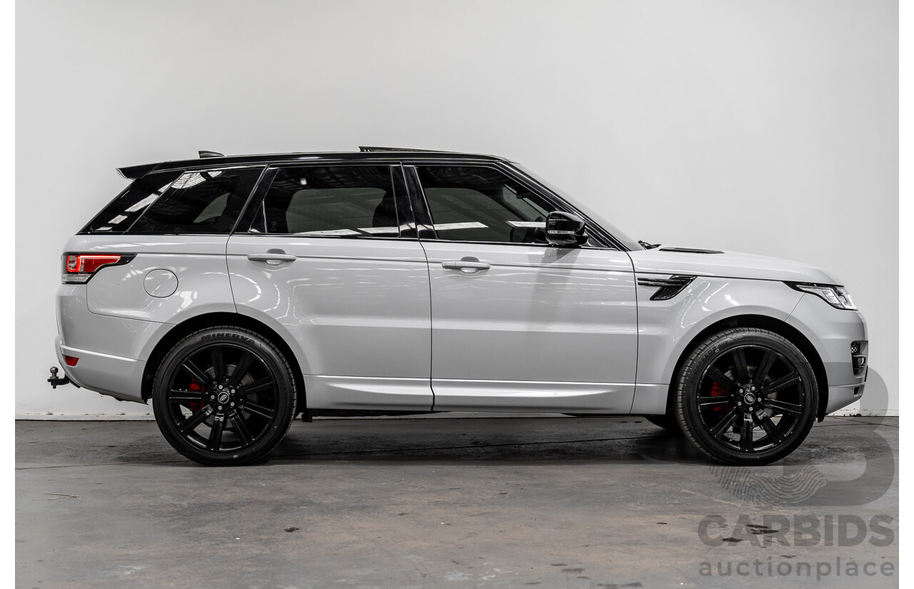 07/2017 Land Rover Range Rover Sport SD4 S (AWD) LW MY17 4D Wagon Glacier White Turbo Diesel 2.0L