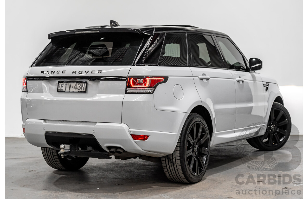 07/2017 Land Rover Range Rover Sport SD4 S (AWD) LW MY17 4D Wagon Glacier White Turbo Diesel 2.0L