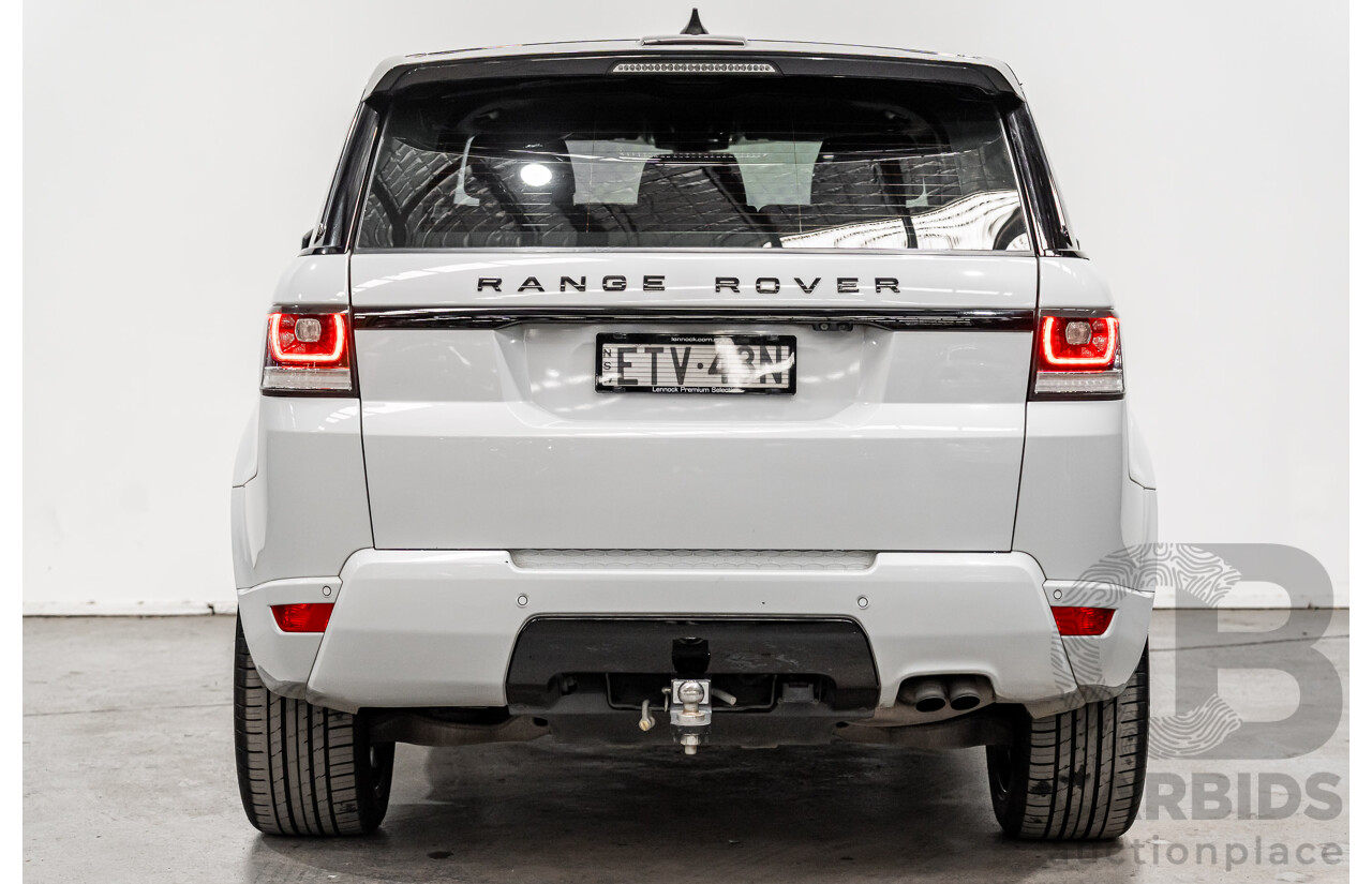 07/2017 Land Rover Range Rover Sport SD4 S (AWD) LW MY17 4D Wagon Glacier White Turbo Diesel 2.0L