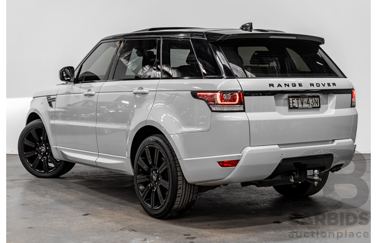 07/2017 Land Rover Range Rover Sport SD4 S (AWD) LW MY17 4D Wagon Glacier White Turbo Diesel 2.0L