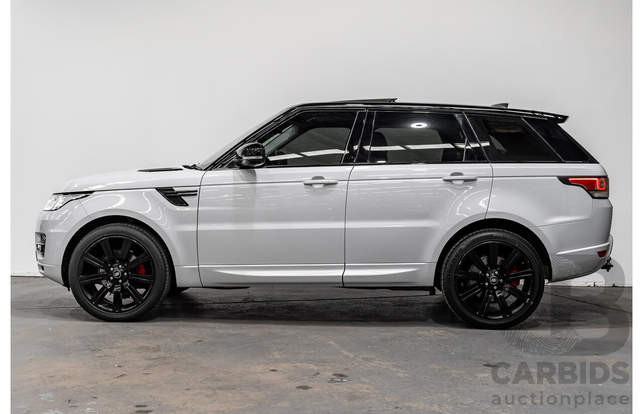07/2017 Land Rover Range Rover Sport SD4 S (AWD) LW MY17 4D Wagon Glacier White Turbo Diesel 2.0L