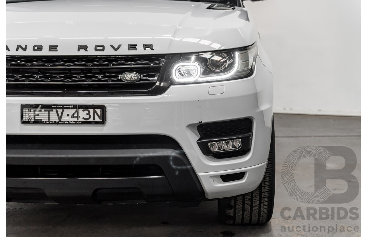07/2017 Land Rover Range Rover Sport SD4 S (AWD) LW MY17 4D Wagon Glacier White Turbo Diesel 2.0L