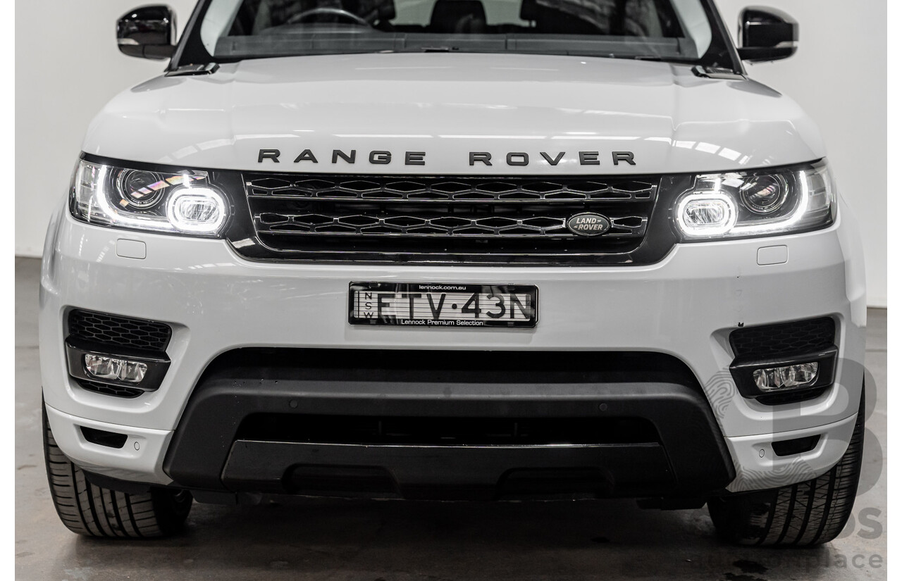 07/2017 Land Rover Range Rover Sport SD4 S (AWD) LW MY17 4D Wagon Glacier White Turbo Diesel 2.0L