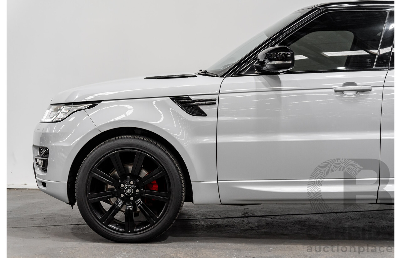 07/2017 Land Rover Range Rover Sport SD4 S (AWD) LW MY17 4D Wagon Glacier White Turbo Diesel 2.0L