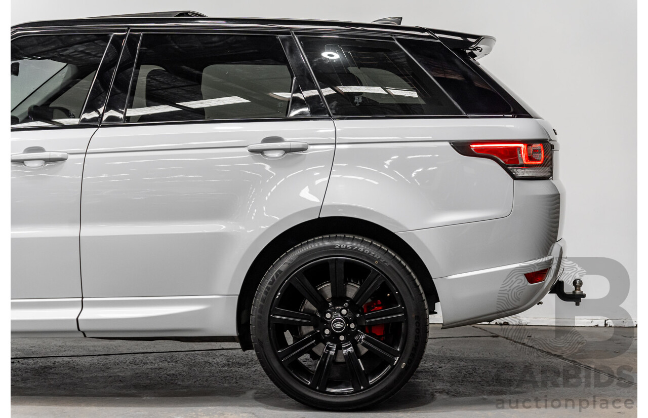 07/2017 Land Rover Range Rover Sport SD4 S (AWD) LW MY17 4D Wagon Glacier White Turbo Diesel 2.0L