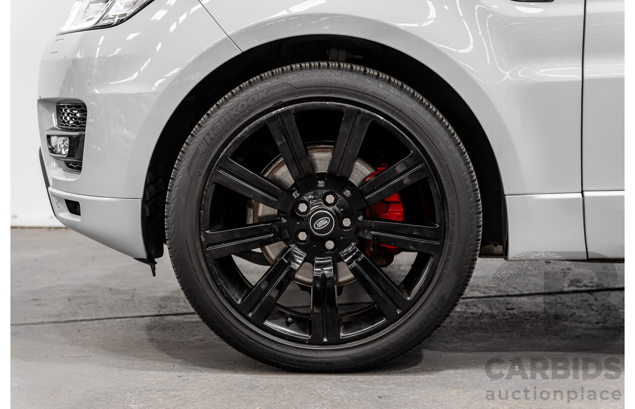 07/2017 Land Rover Range Rover Sport SD4 S (AWD) LW MY17 4D Wagon Glacier White Turbo Diesel 2.0L