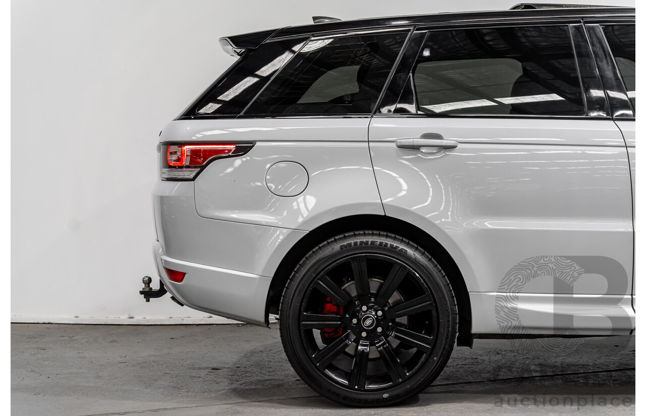 07/2017 Land Rover Range Rover Sport SD4 S (AWD) LW MY17 4D Wagon Glacier White Turbo Diesel 2.0L