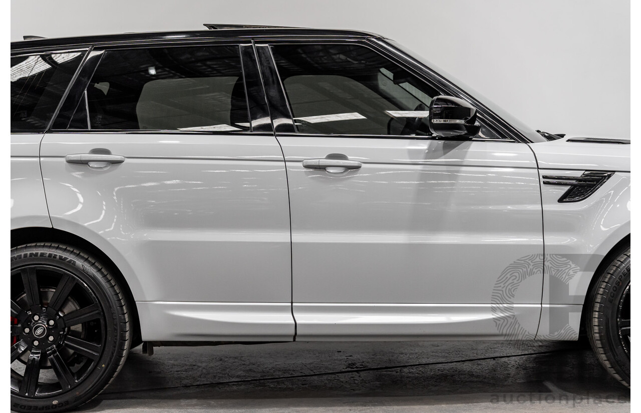 07/2017 Land Rover Range Rover Sport SD4 S (AWD) LW MY17 4D Wagon Glacier White Turbo Diesel 2.0L