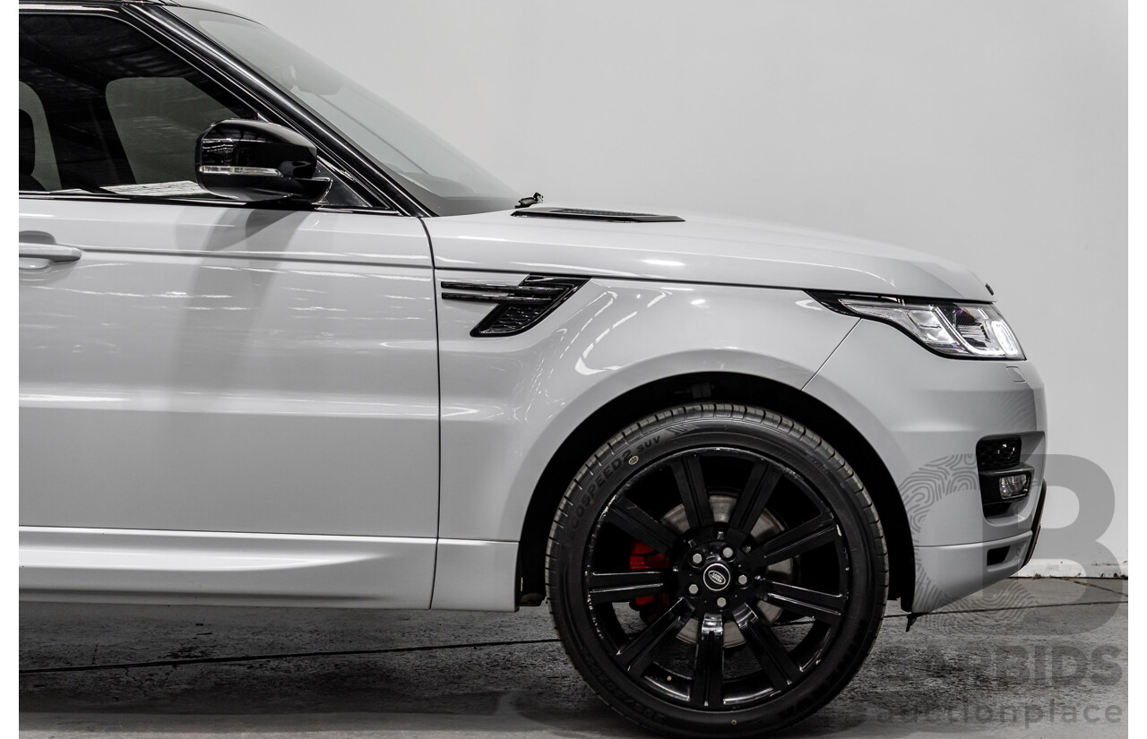 07/2017 Land Rover Range Rover Sport SD4 S (AWD) LW MY17 4D Wagon Glacier White Turbo Diesel 2.0L