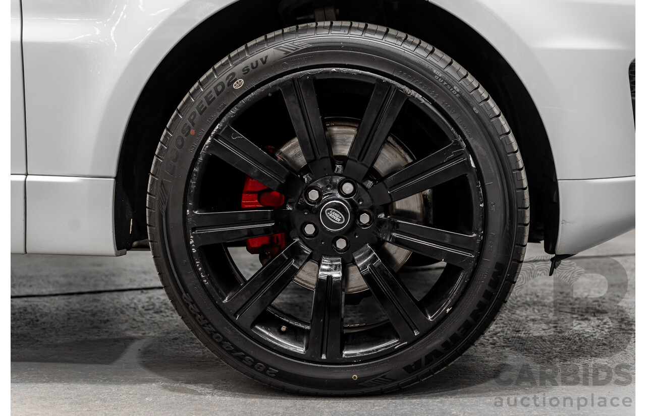 07/2017 Land Rover Range Rover Sport SD4 S (AWD) LW MY17 4D Wagon Glacier White Turbo Diesel 2.0L