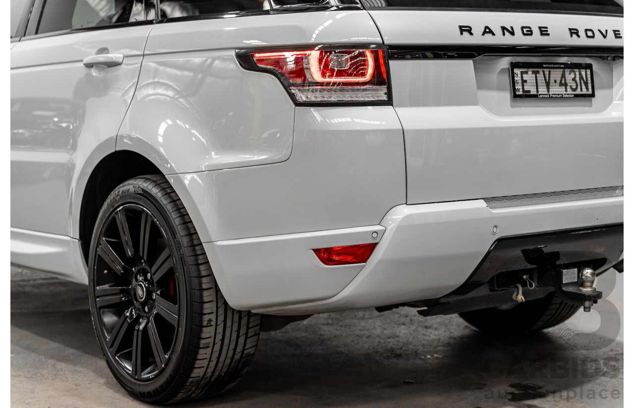 07/2017 Land Rover Range Rover Sport SD4 S (AWD) LW MY17 4D Wagon Glacier White Turbo Diesel 2.0L