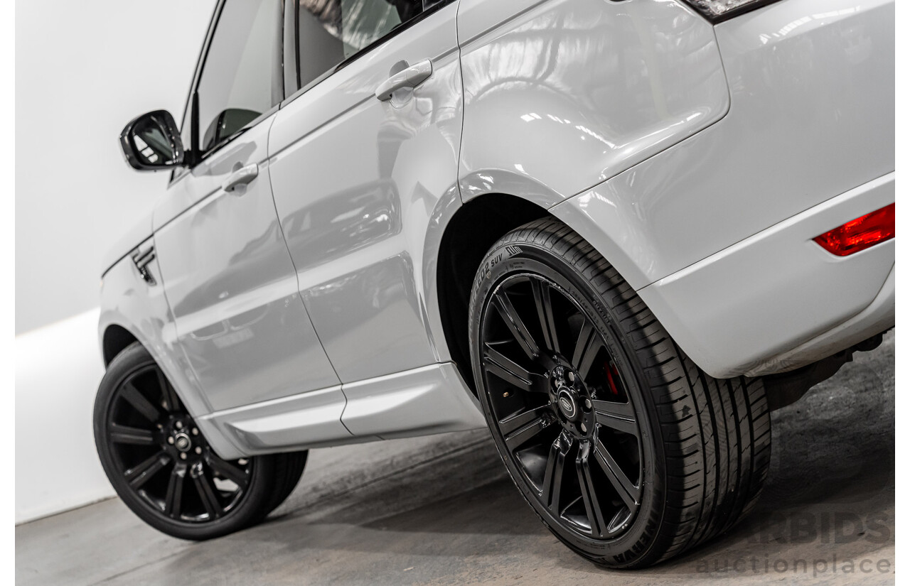 07/2017 Land Rover Range Rover Sport SD4 S (AWD) LW MY17 4D Wagon Glacier White Turbo Diesel 2.0L