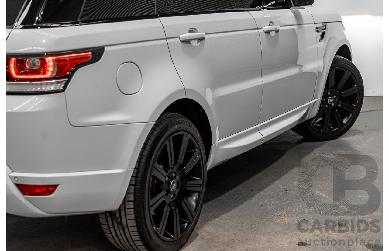 07/2017 Land Rover Range Rover Sport SD4 S (AWD) LW MY17 4D Wagon Glacier White Turbo Diesel 2.0L