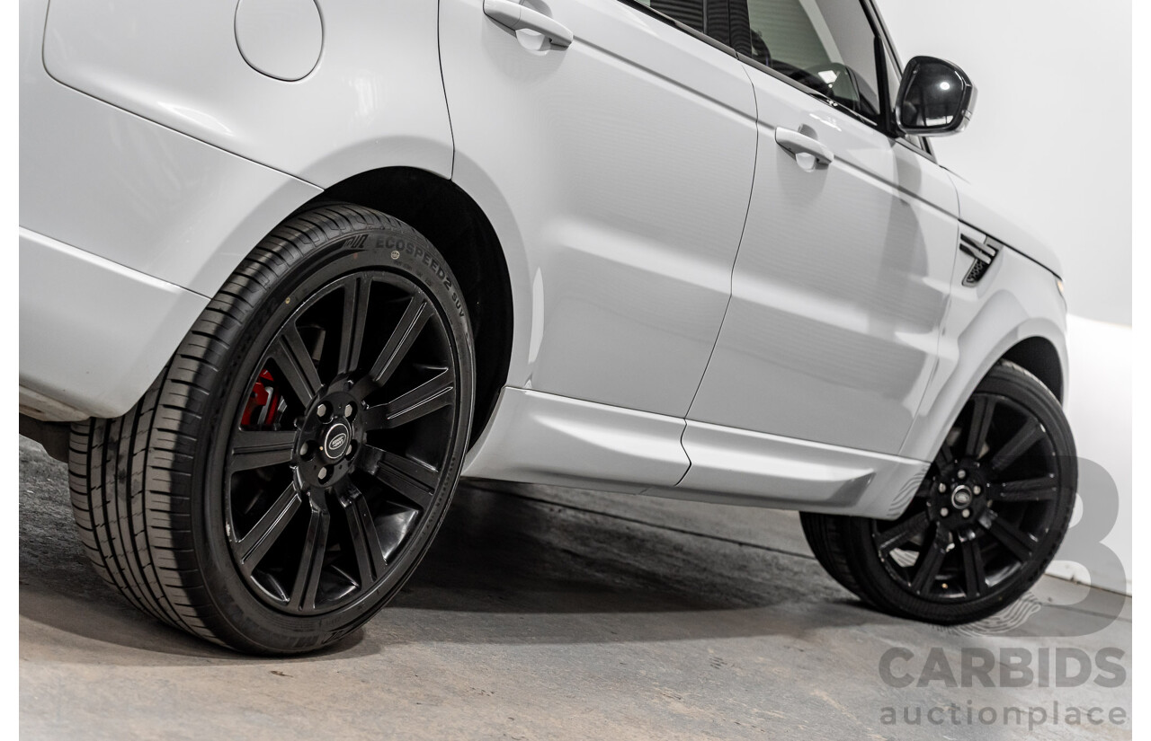 07/2017 Land Rover Range Rover Sport SD4 S (AWD) LW MY17 4D Wagon Glacier White Turbo Diesel 2.0L