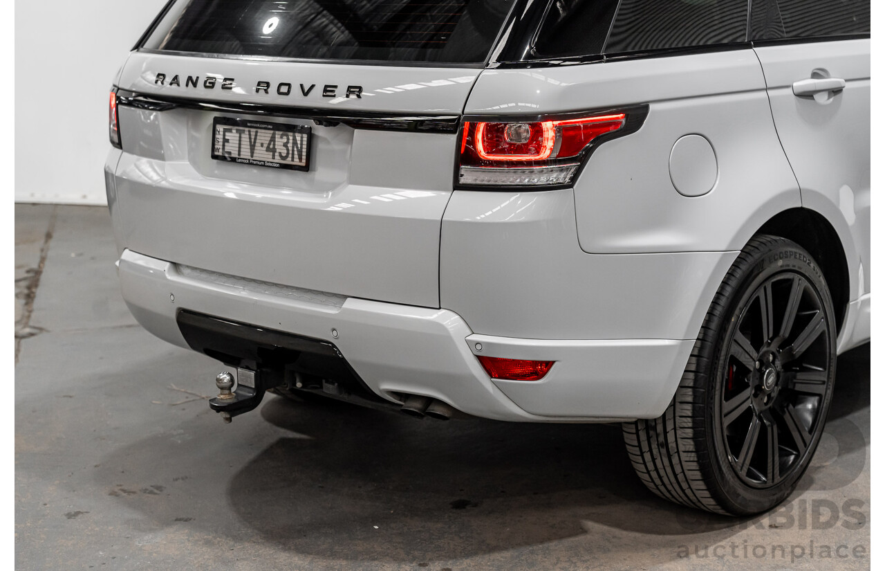 07/2017 Land Rover Range Rover Sport SD4 S (AWD) LW MY17 4D Wagon Glacier White Turbo Diesel 2.0L