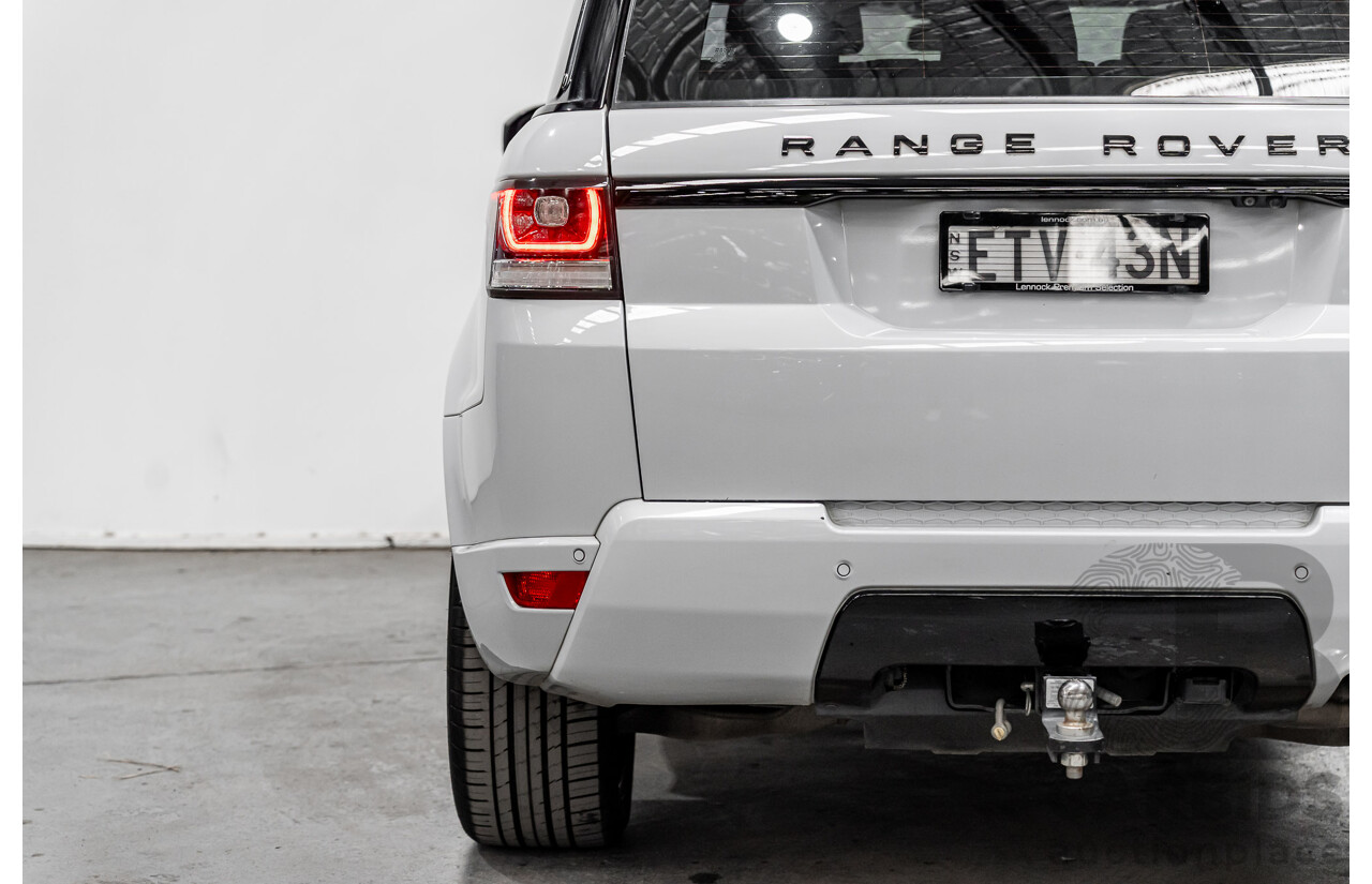 07/2017 Land Rover Range Rover Sport SD4 S (AWD) LW MY17 4D Wagon Glacier White Turbo Diesel 2.0L