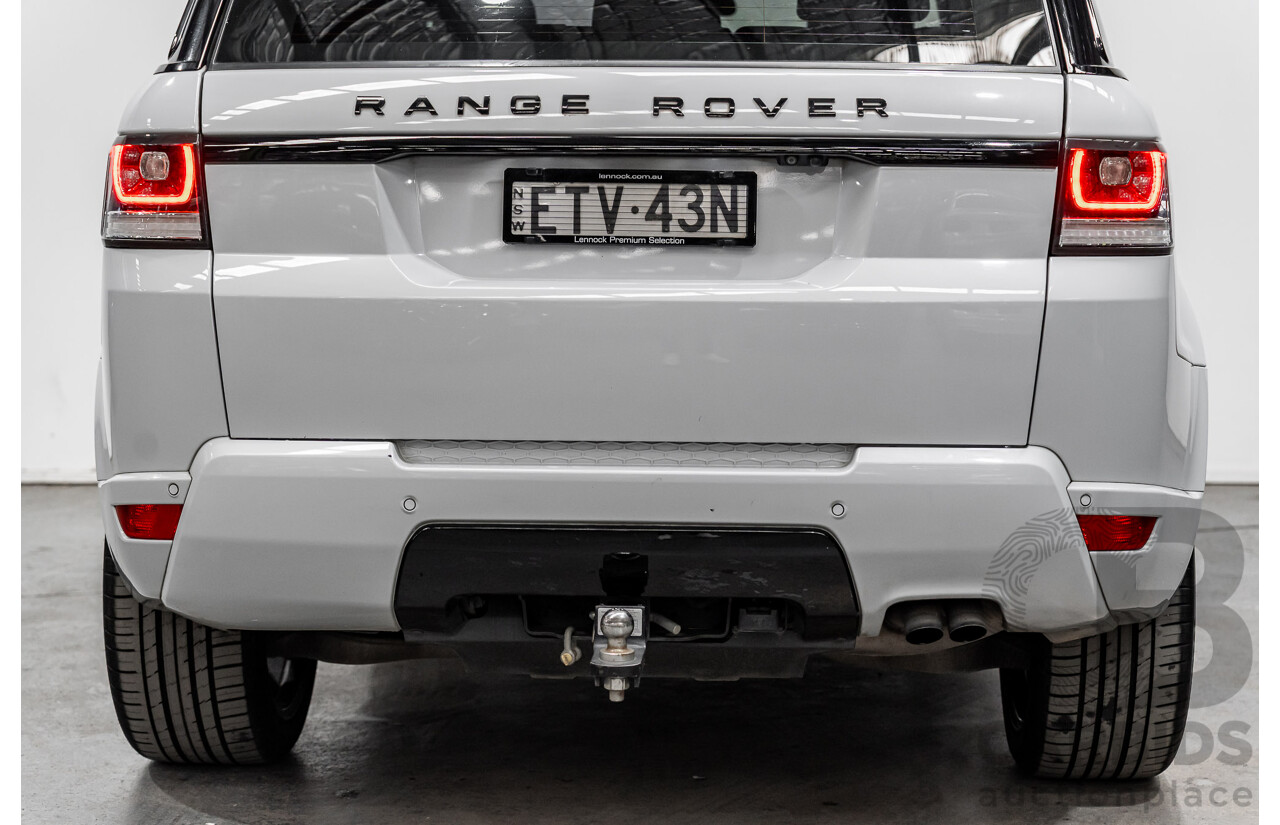 07/2017 Land Rover Range Rover Sport SD4 S (AWD) LW MY17 4D Wagon Glacier White Turbo Diesel 2.0L