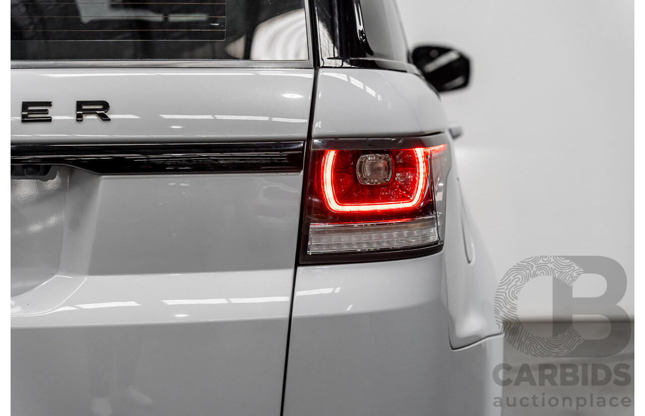 07/2017 Land Rover Range Rover Sport SD4 S (AWD) LW MY17 4D Wagon Glacier White Turbo Diesel 2.0L