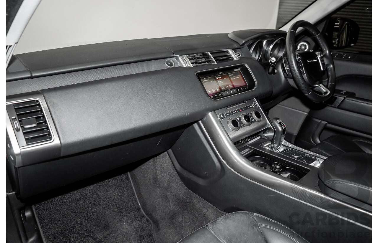 07/2017 Land Rover Range Rover Sport SD4 S (AWD) LW MY17 4D Wagon Glacier White Turbo Diesel 2.0L