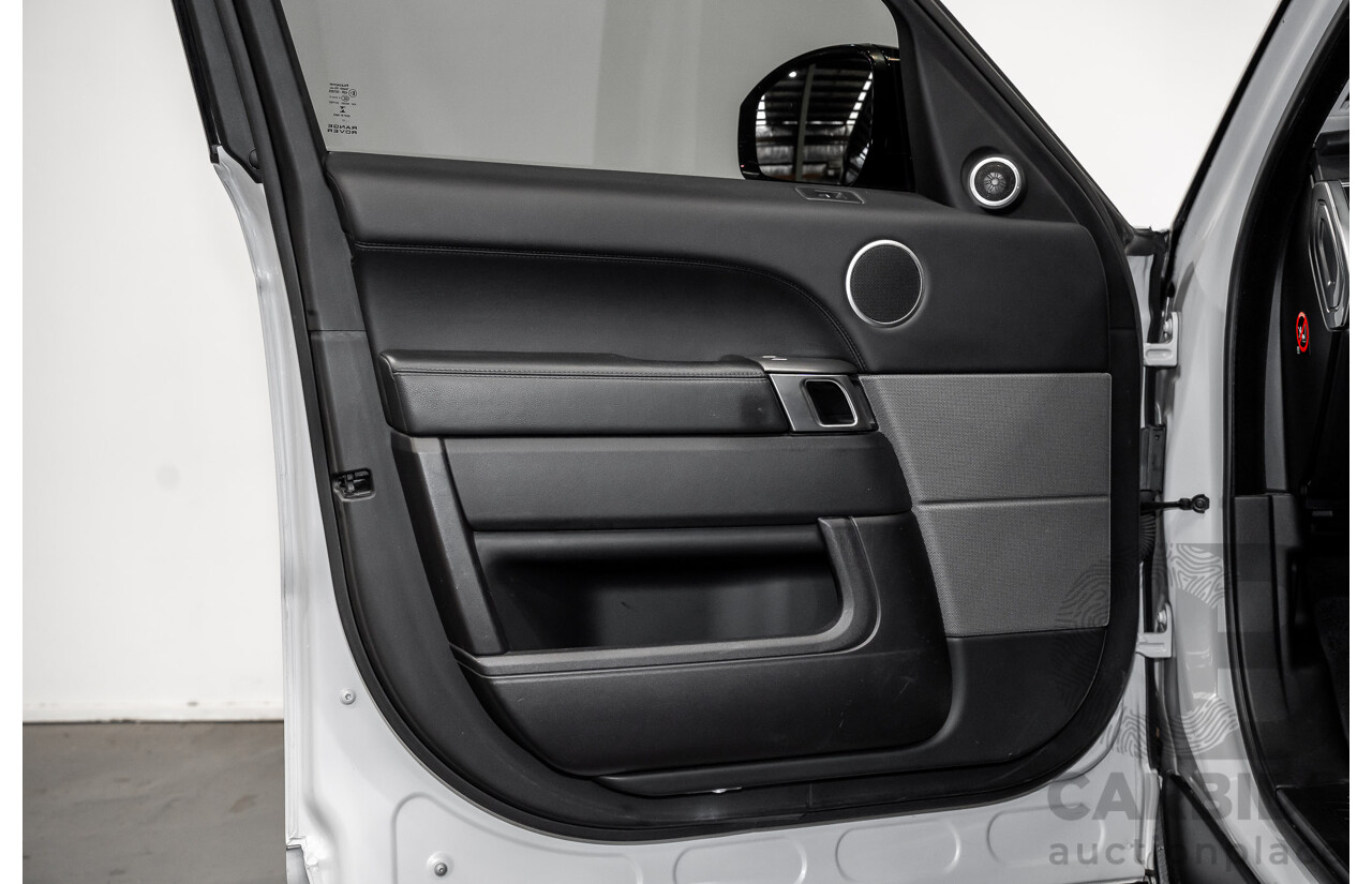 07/2017 Land Rover Range Rover Sport SD4 S (AWD) LW MY17 4D Wagon Glacier White Turbo Diesel 2.0L