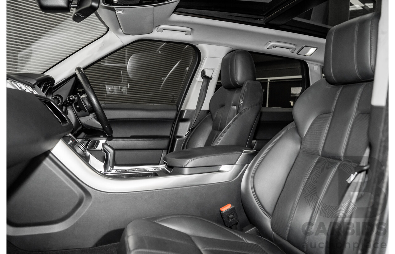 07/2017 Land Rover Range Rover Sport SD4 S (AWD) LW MY17 4D Wagon Glacier White Turbo Diesel 2.0L