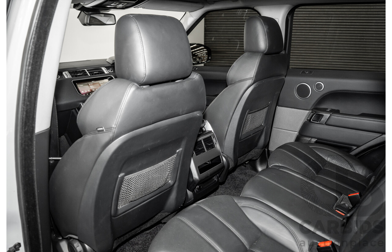 07/2017 Land Rover Range Rover Sport SD4 S (AWD) LW MY17 4D Wagon Glacier White Turbo Diesel 2.0L