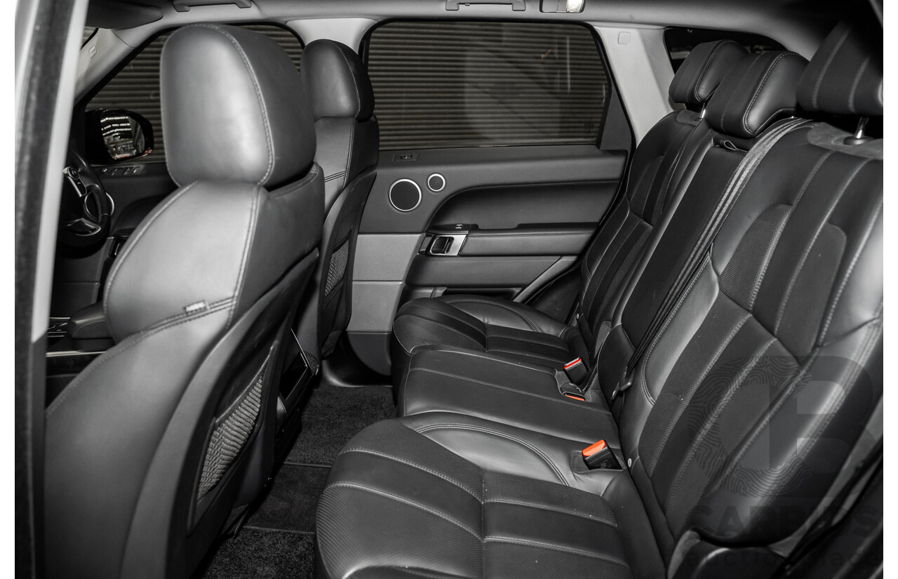 07/2017 Land Rover Range Rover Sport SD4 S (AWD) LW MY17 4D Wagon Glacier White Turbo Diesel 2.0L