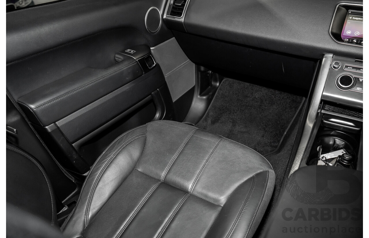 07/2017 Land Rover Range Rover Sport SD4 S (AWD) LW MY17 4D Wagon Glacier White Turbo Diesel 2.0L