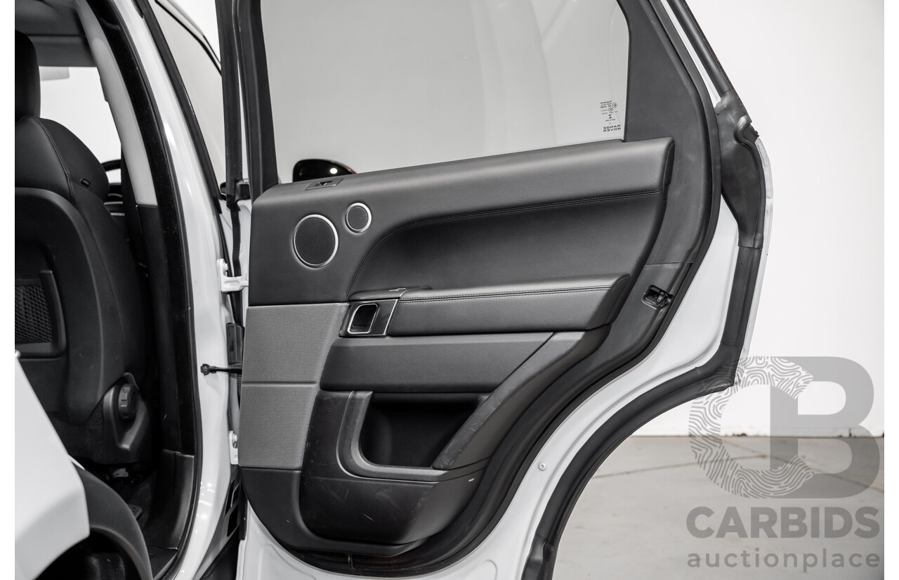 07/2017 Land Rover Range Rover Sport SD4 S (AWD) LW MY17 4D Wagon Glacier White Turbo Diesel 2.0L